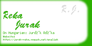 reka jurak business card